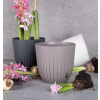 Doniczka z podstawką BRITTA 13cm taupe
